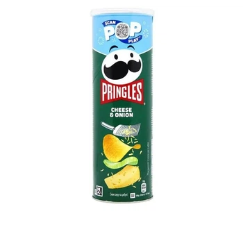 Чипси Pringles Cheese Onion Сир та Цибуля 165 г (5053990127641)