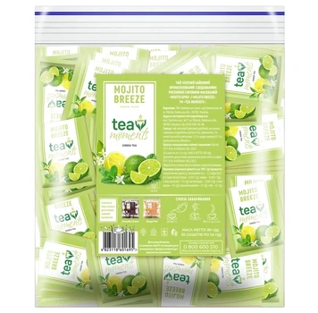 Чай зелений Tea Moments Mojito Breeze Мохіто Бріз 50 саш по 1.6 г