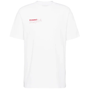 Футболка Mammut Base T-Shirt Men Multi-Pitch L white