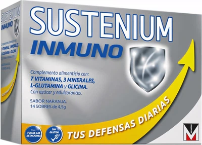 Дієтична добавка Sustenium Immuno Food Supplement Orange Flavor 14 саше (8437010967580)