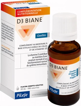 Вітаміни Pileje D3 Biane Drops 15 мл (3401528537417)