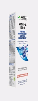 Suplement diety Arkopharma Vitamin C and D3 1000mg 20 Tabletek (3578830124557)