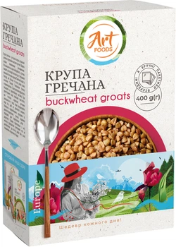 Крупа Art Foods гречневой быстроразвариваемой 4x100 г (0.4 кг) (3983323716)