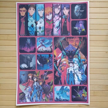 Стикерпак Евангелион Neon Genesis Evangelion Ева Синсэйки Эвангэрион А4 22285