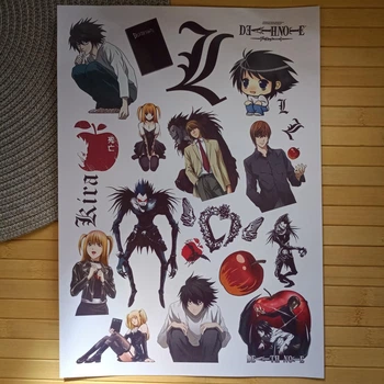 Стикерпак Тетрадь смерти Death Note а4 22435