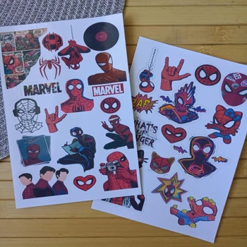 Стикерпак Человек-паук Spider man А5 набор 2 шт код 25445