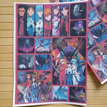 Стикерпак Евангелион Neon Genesis Evangelion Ева Синсэйки Эвангэрион А5 22286