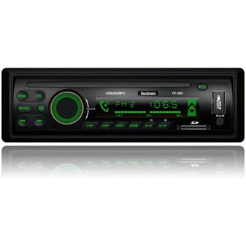 Автомагнітола Fantom FP-395 (Black/Multicolor)/USB/SD/підсил. кач.звука/4x50W