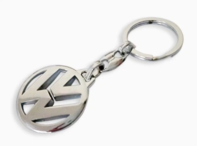 Брелок для ключей Volkswagen металлический хромированный