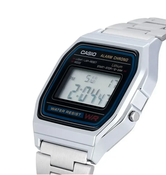 Мужские наручные часы Casio A158WA-1D Silver