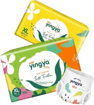 Подгузники-трусики YINGYA Aiyala размер 3XL, 72 штуки, 16-18 кг, ультратонкие