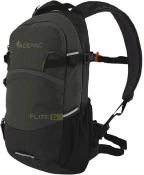 Детский рюкзак Acepac Flite 6 Grey для велопрогулок, Ripstop, E3D, питьевая система
