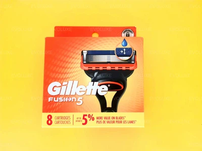 Сменные касеты для бритья Gillette Fusion5 (упаковка 8 шт.) — картриджи для бритвы Fusion
