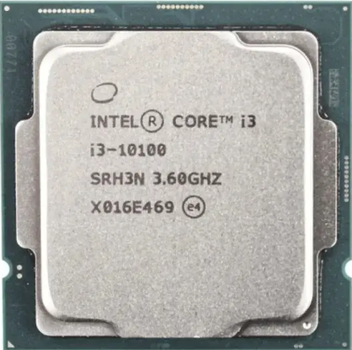 Процессор Intel Core i3-10100 4 ядра 8 потоков 3.6–4.3GHz LGA1200 Comet Lake Б/У