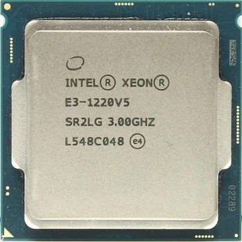 Процесор LGA1150 6 Gen Skylake LGA1151 Intel Xeon E3 1220v5 4x3.00-3.50GHz 8M Cashe 80 W SR2LG Б/В