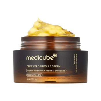 Капсульный осветляющий крем с витамином С medicube Deep Vita C Capsule Cream 55 мл