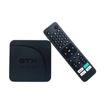 Смарт ТВ-приставка Geotex GTX-R12 4/32 GB Android 14 4K Wi-Fi Bluetooth