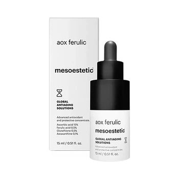 Антиоксидантна сироватка з феруловою кислотою та вітаміном С Mesoestetic AOX Ferulic 15 мл.