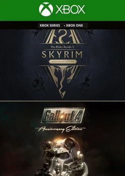 Ключ активации The Elder Scrolls V: Skyrim Anniversary Edition + Fallout 4: Anniversary Edition Bundle для Xbox One/Series S/X