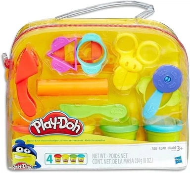 Набор для лепки Стартовый набор Play-Doh Hasbro (B00TPMDNSU) — Пластилин в чемоданчике с формочками