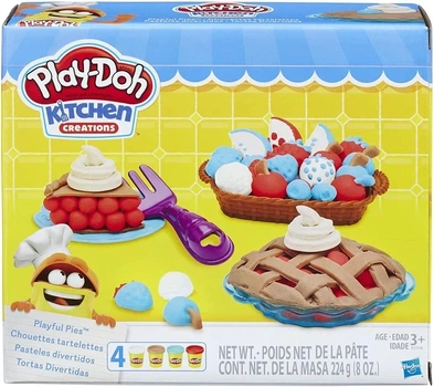 Набор для лепки Игривые пироги Play-Doh Hasbro (B3398) — Пластилин с формочками для выпечки