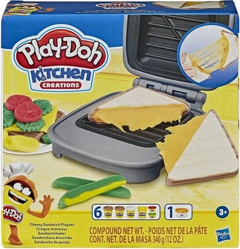 Набор для лепки Сэндвич с сыром Play-Doh Hasbro (E7623) — Пластилин с аксессуарами Бутерброд