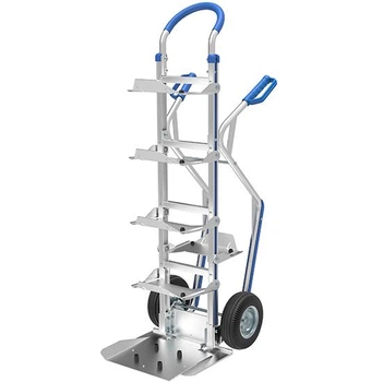 Двухколесная алюминиевая тележка до 250 кг ViO HT-7BA с ручками и платформой для перемещения бутылей
