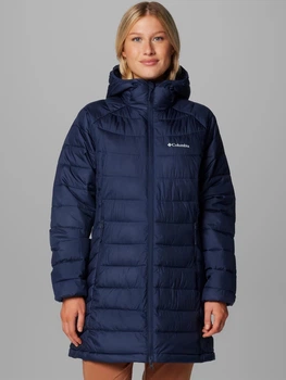 Kurtka zimowa damska pikowana Columbia Powder Lite II Mid Jacket 2089371464 XS Granatowa (195981429855)