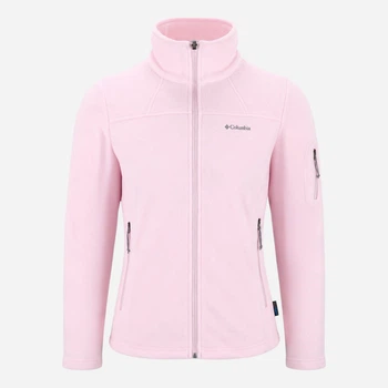 Толстовка на молнии утепленная без капюшона женская Columbia Fast Trek II Jacket 1465351697 S Розовая (199141650356)