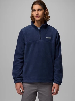 Bluza męska nierozpinana streetwear polarowa Columbia Steens Mountain Half Zip 1620191464 S Granatowa (888664237877)