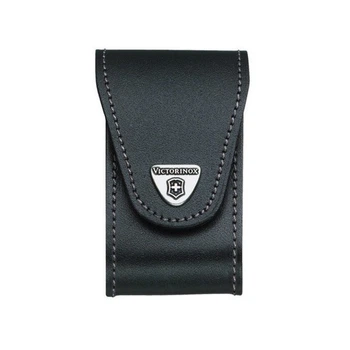 Чохол на пояс Victorinox 91мм шкір.чорний "Jumbo" на липучці для Vx16795-XLT
