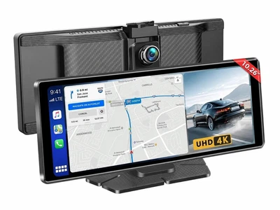 Автомобильный мультимедийный экран ElecPod S5 10.26" с CarPlay, Android Auto, Bluetooth 5.0 и видеорегистратором - Уцінка