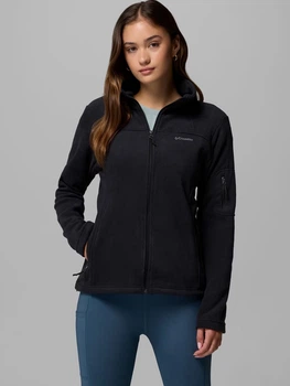 Толстовка на молнии утепленная без капюшона женская Columbia Fast Trek II Jacket 1465351010 2XL Черная (193855859289)