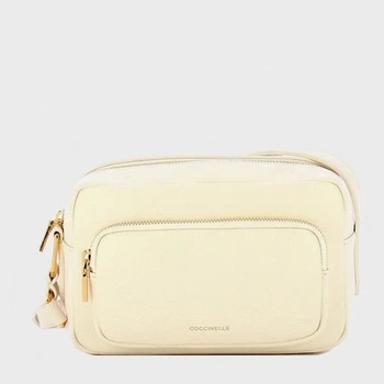 Torebka crossbody damska mała Coccinelle Sagitta E1F4A150180 H14 Biała (800070357689)