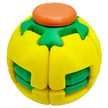 Детский антистресс "Spiner-Ball" SPIN-BALL-6(Yellow-Green) размер 5,5 см
