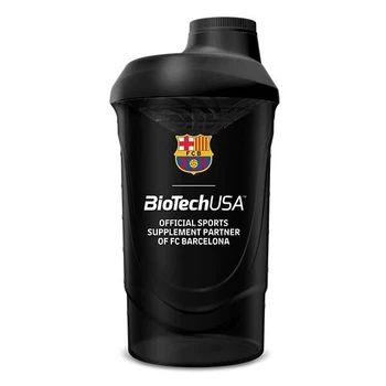Шейкер BioTech FC Barcelona Shaker, 600 мл - Black