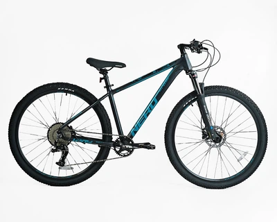 Велосипед AL 29" Corso Nero рама 17" 12 шв. черно-голубой (154840)