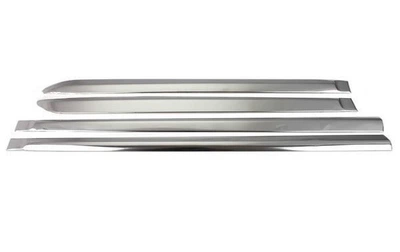 Накладки хромированные на стекла (нижние) (4шт) Hyundai Accent SD 2005-2011, OmsaLine, 3203141