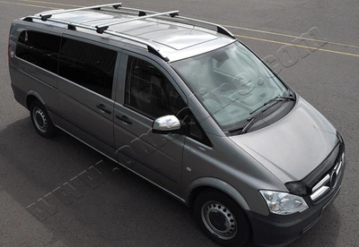 Накладки хромированные на зеркала (2шт) Mercedes-Benz Vito W639 2003-2010, OmsaLine, 4721111