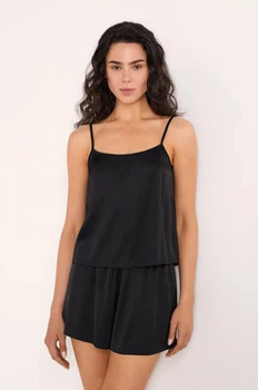 Комплект піжама жіноча ellen silk harmony black lps 4772/18/02 L чорний