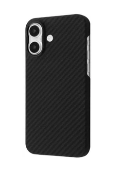 Чохол Ультратонкий 1.2мм Вуглепластиковий з Карбоновим Покриттям Carbon Slim with MagSafe iPhone 16 Plus black