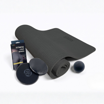 Набір для фітнесу Home Fitness Amber 4 в 1 чорний