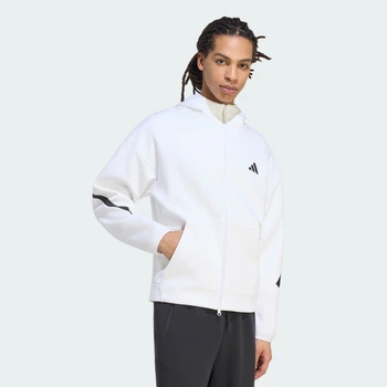 Мужская толстовка ADIDAS Z.N.E. FULL ZIP adidas KF6439 (S) белый (4068804310929)