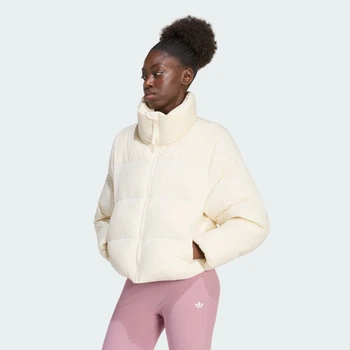 Женский пуховик ESSENTIALS DOWN adidas KR9546 (XS) белый (4068817024264)