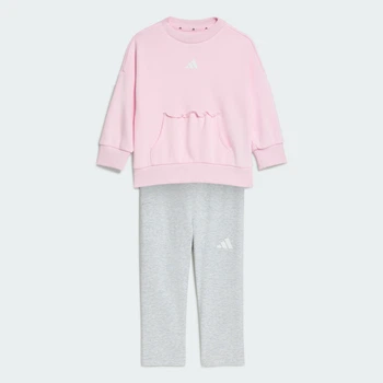 Детский комплект: свитшот и леггинсы Seasonals Sweat Infants adidas KS7598 (62) розовый (4069996629202)