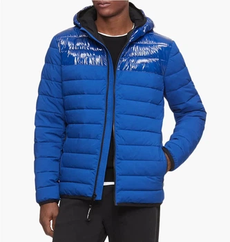 Куртка мужская Calvin Klein Packable Lightweight Full Zip Blue S Синій CMC55785