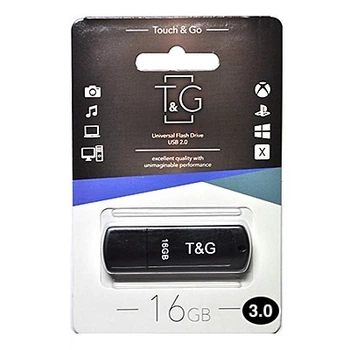 Флеш пам'ять 16GB T&G 011 Classic Black (TG011-16GB3BK)