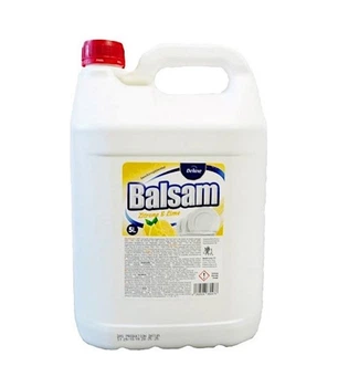 Средство для мытья посуды Deluxe Balsam Zitrone & Lime, бальзам для мытья посуды с ароматом лимона и лайма, 5000 мл (4260504880478)