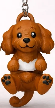 Брелок Кокер Спаниель Подвижный Cocker Spaniel Keychain Articulated Flexi Dog 6 См 3Д Печать