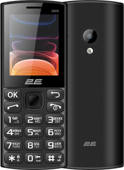 Мобильный телефон 2E E240 2025 Black (794300867202)